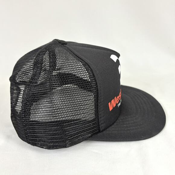 Vintage Western Auto Supply Company Trucker Snapback Hat Cap Mesh Black - Picture 2 of 5